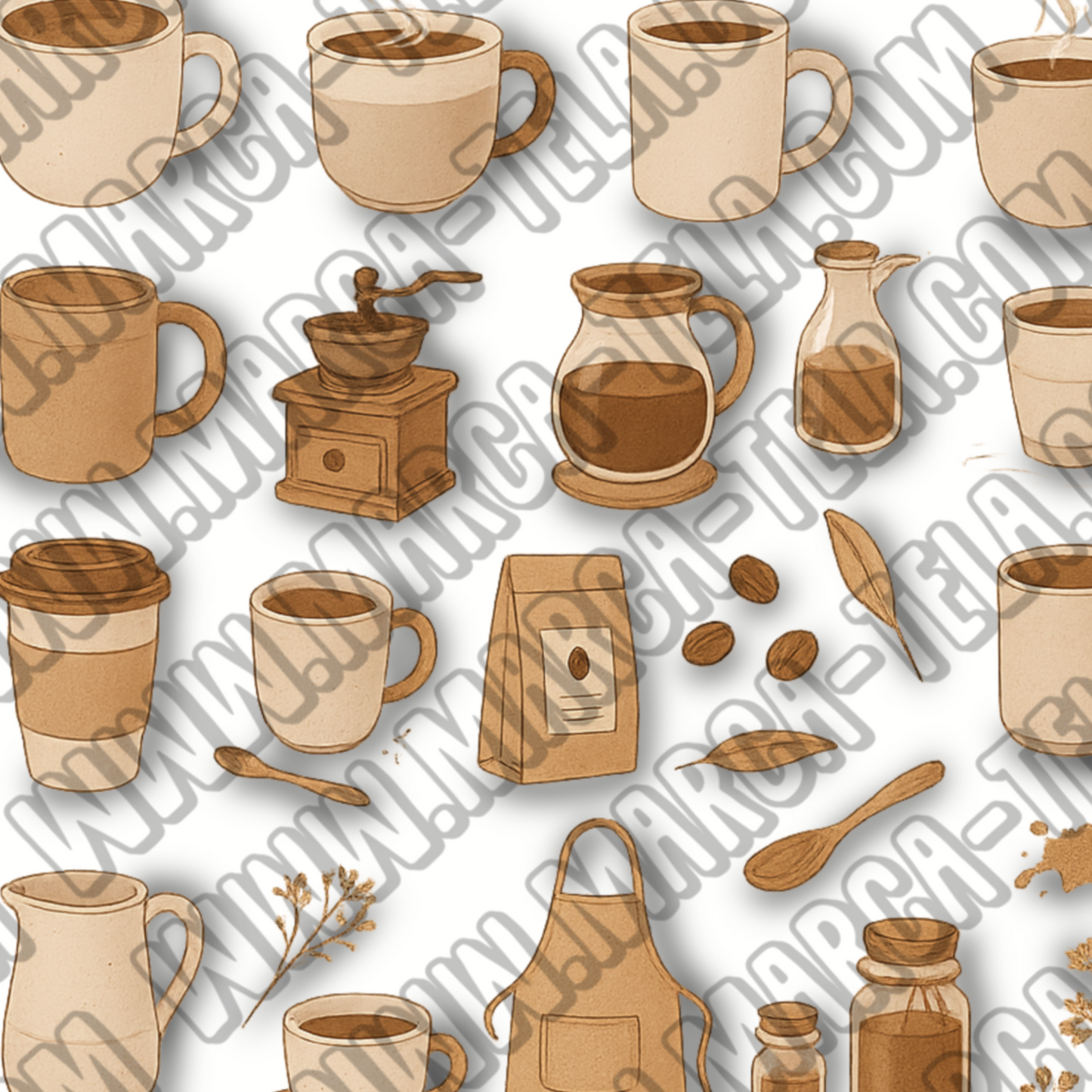 ☕️ Paquete PNG – Coffee Vol 1 (20 ilustraciones comerciales)