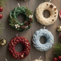 Moldes de Silicona Coronas Navideñas — Set de 4
