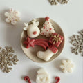Molde de Silicona Mini Figuras Navideñas — 10 Cavidades