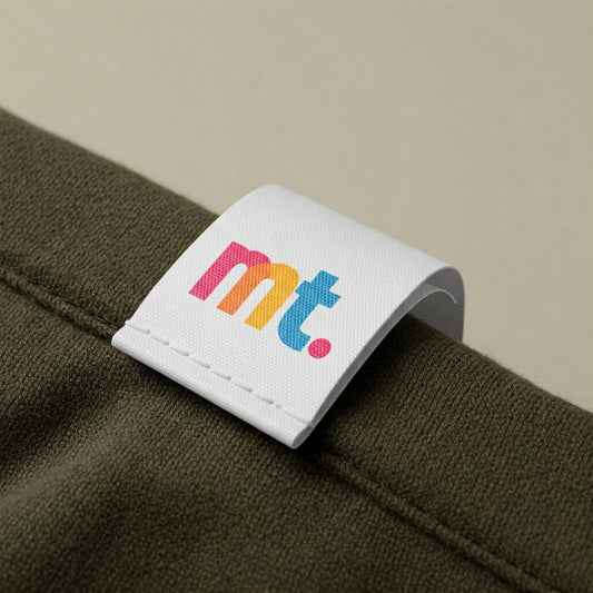 Etiquetas de Satin - Base Blanca, Tinta Multicolor (50 Metros)