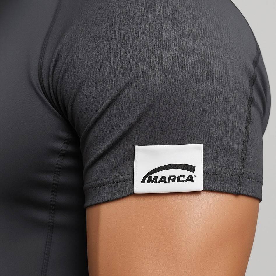 1,000 Etiquetas de Nylon para Ropa – Base Blanca, Impresión Negra