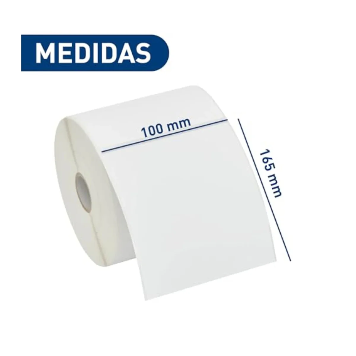 Rollo de Etiquetas Adhesivas Térmicas 4x6” – 300 etiquetas