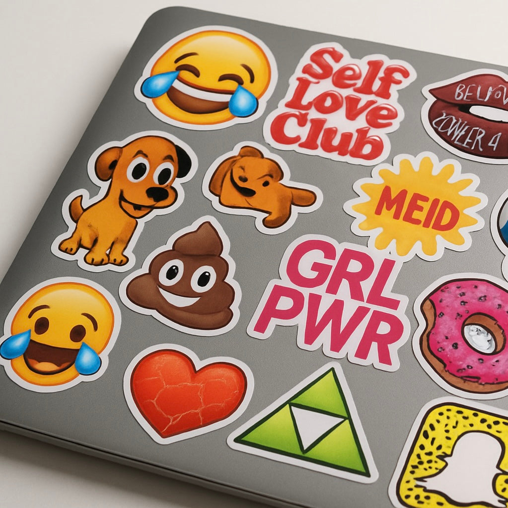 Stickers Adhesivos Personalizados – Hojas Tamaño Tabloide