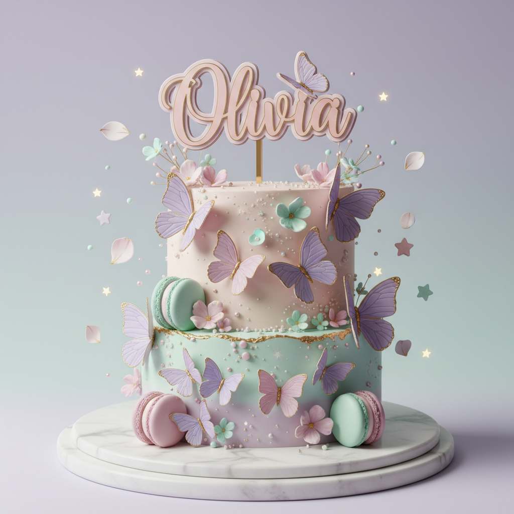 Cake Topper 3D Temático Personalizado