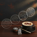 Stencils Halloween para Café y Postres 🎃