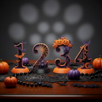 Set de Números de Mesa Halloween | Personalizados en 3D 🎃